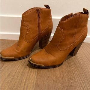 Steve Madden Tan Ankle Booties